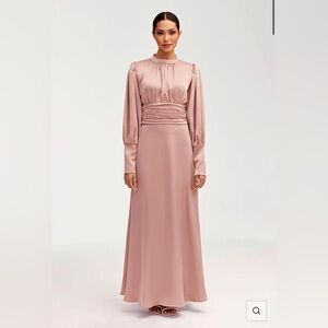 Dusty rose maxi dress - VEILED